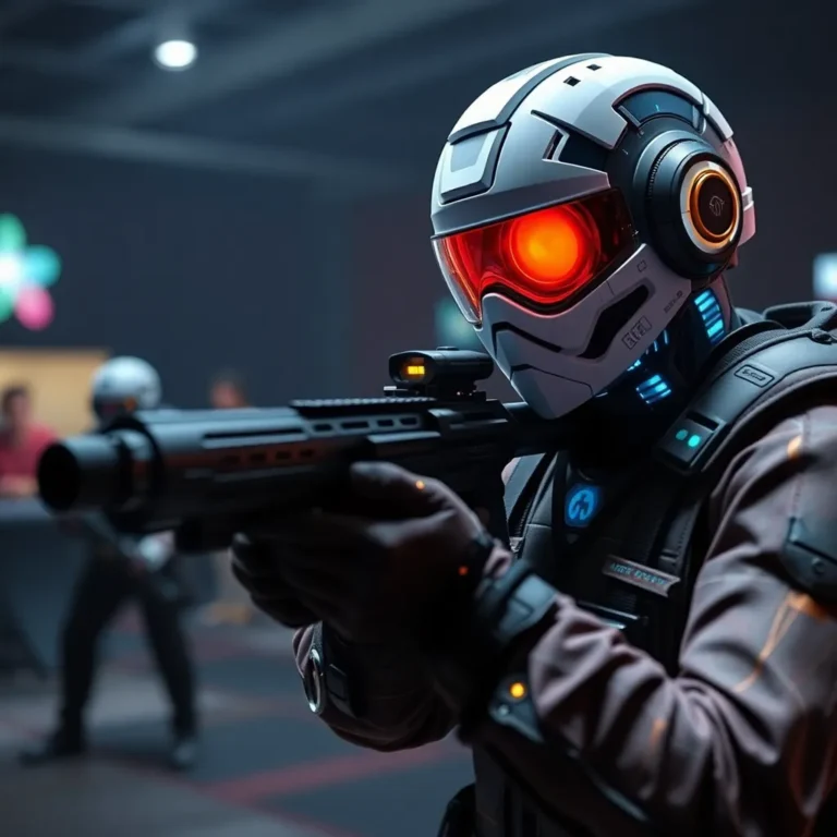 How might the integration of advanced AI in first-person shooter games change competitive gameplay and esports by 2030?