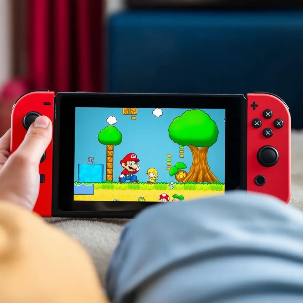 Can you recommend any good games for a parent to play with their child on Nintendo Switch?